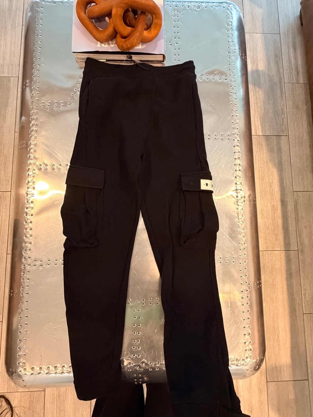 Men Black Cargo Jogger Pants - Comfortable Everyday Bottoms